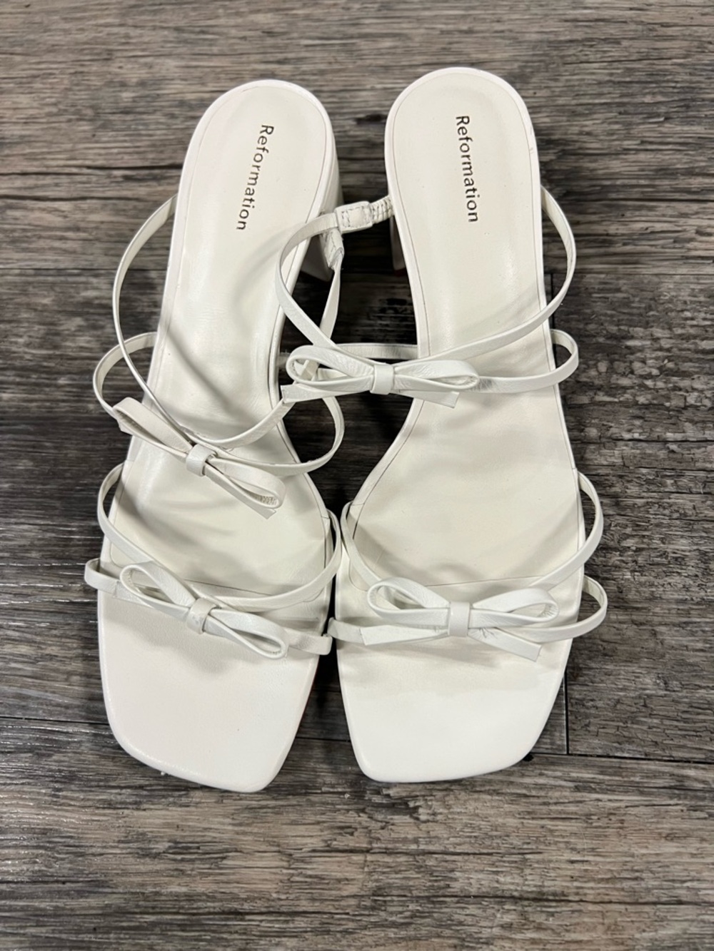 Reformation Elodie Block Heeled Sandal